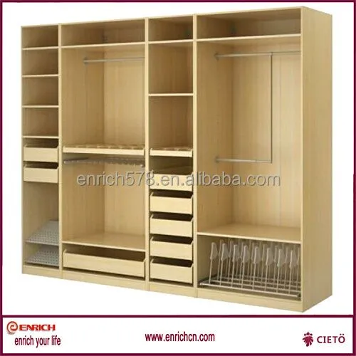 18 mm tablero MDF modular pequeña walk in closet diseños ...