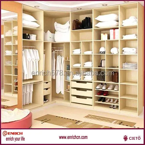 18 mm tablero MDF modular pequeña walk in closet diseños ...