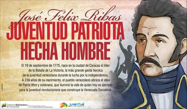 El 19 de sept de 1775 nace José Felix Ribas, líder de la Batalla ...