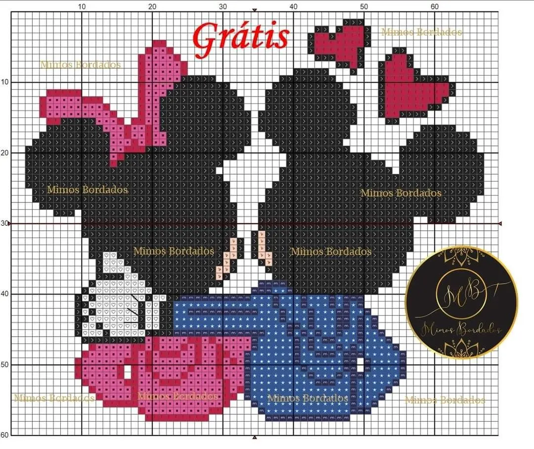 190 ideas de Minnie mouse | punto de cruz disney, punto de cruz, minnie punto de cruz