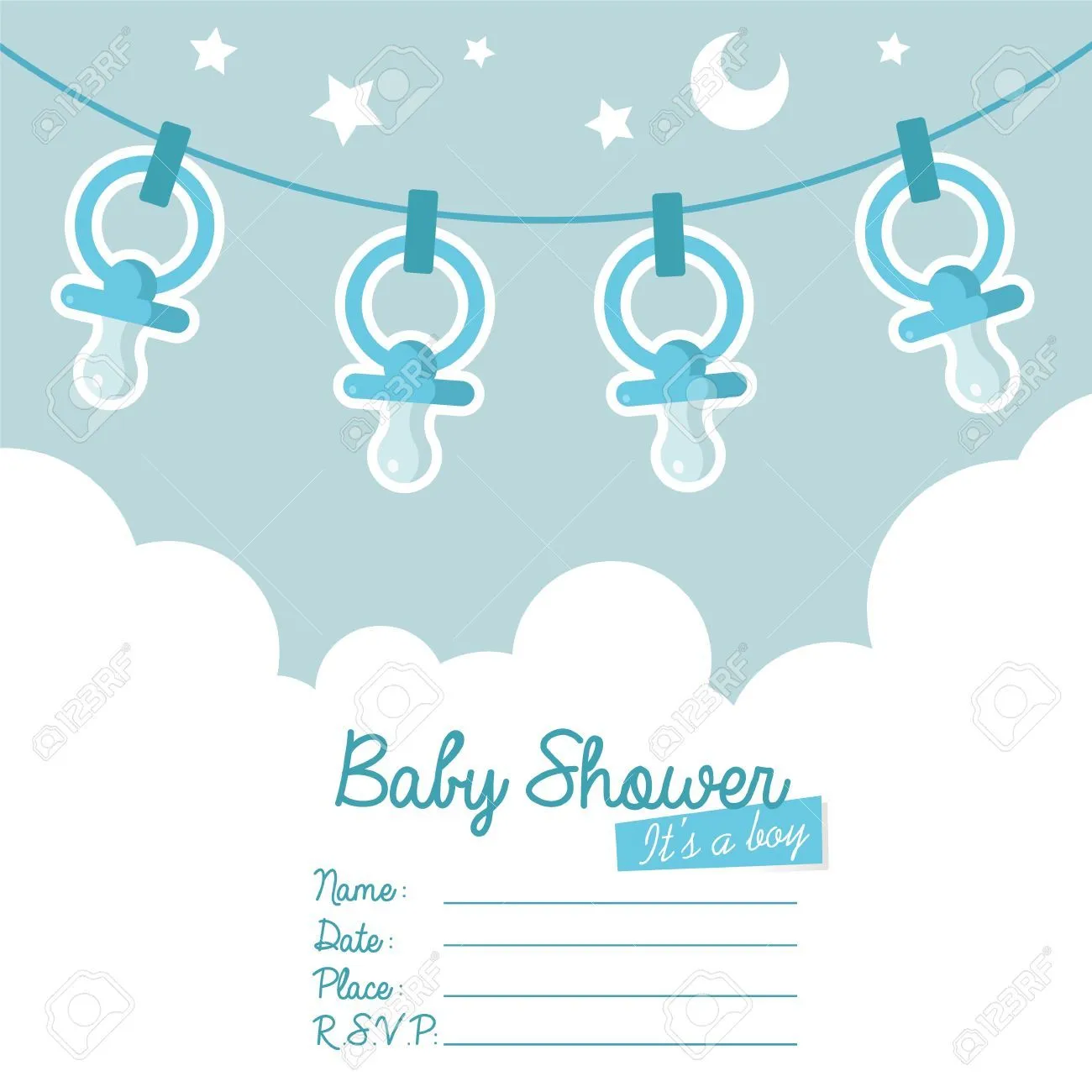 19498853-cute-blue-baby-shower ...