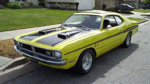 1971 Dodge demon 340 4sd, factory roll back top...ever seen one ...