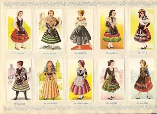 1977 - Figuritas - Trajes España y Oceanía