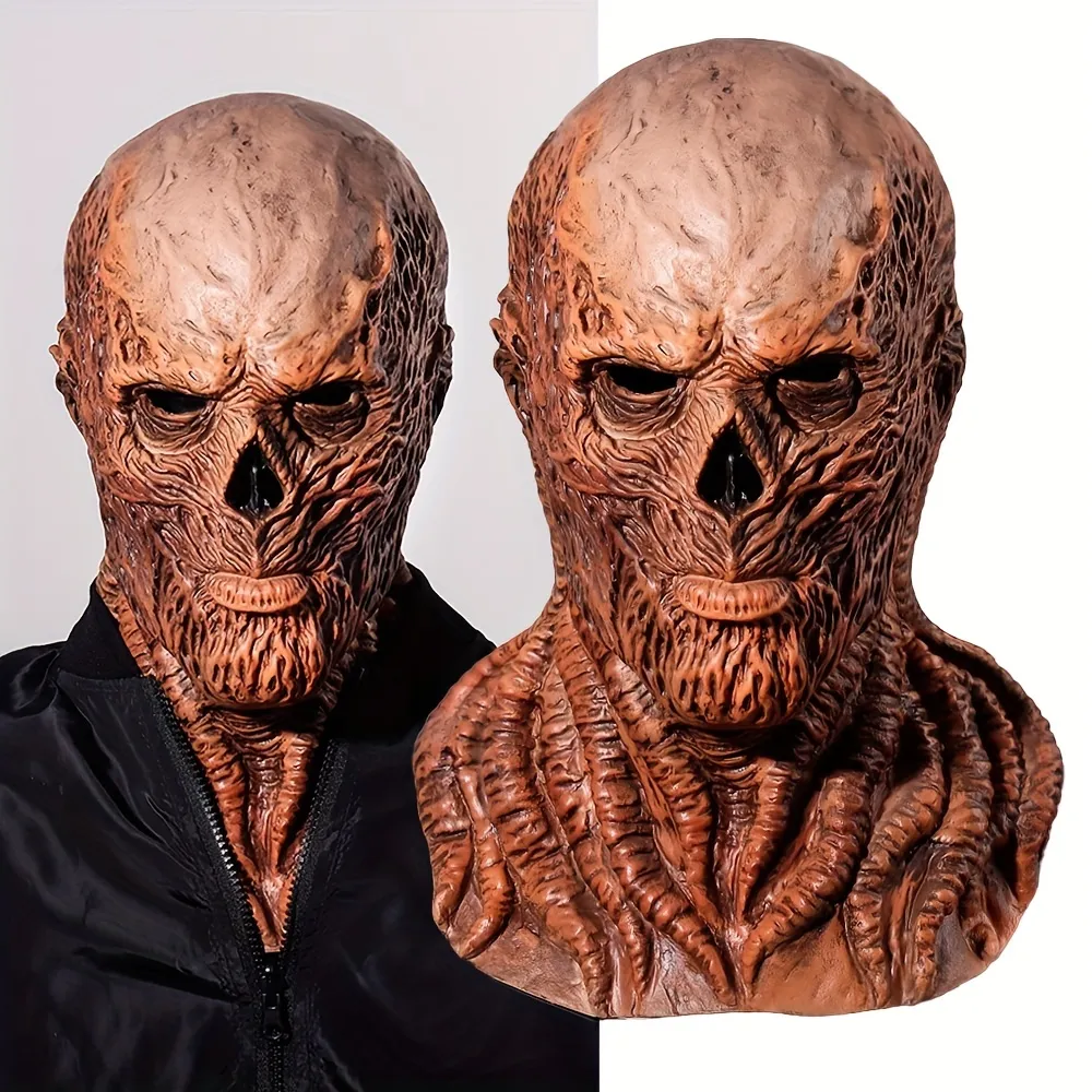 1pc Máscara Completa De Látex Para La Cara De Calavera, Cubierta De Cara  Completa De Horror Para Halloween Para Hombres, Máscaras Realistas De  Terror, Cosplay Malvado Y Espeluznante | Envío Gratis, Devoluciones