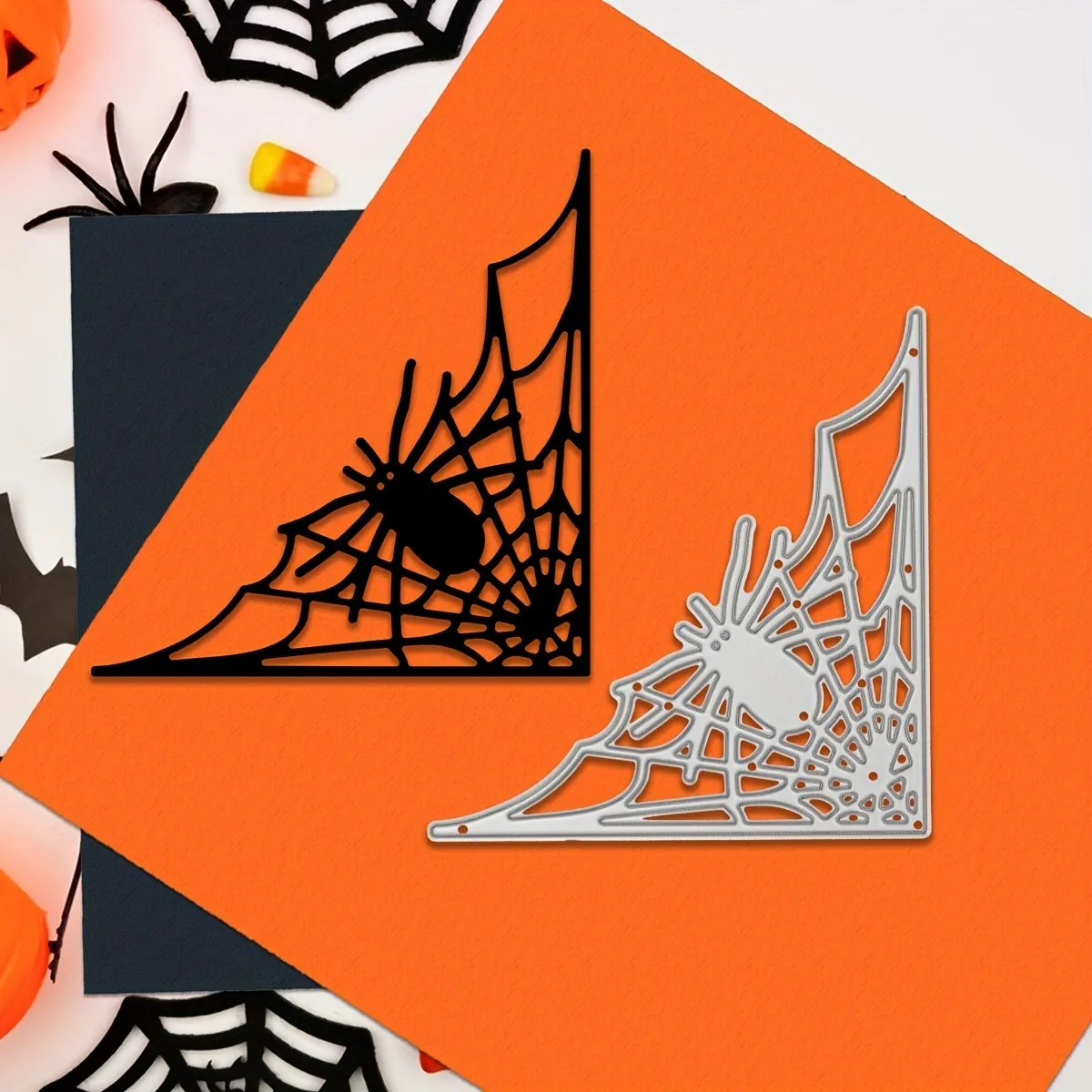 1pc Molde De Corte De Metal De Araña De Halloween, Molde De Cuchillo De  Artesanía De