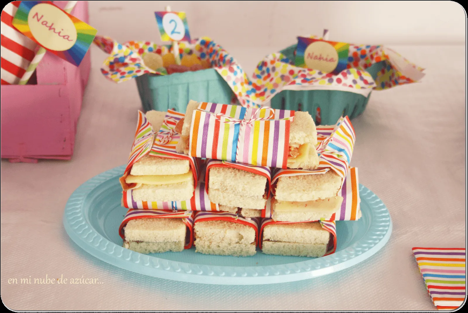 2º Cumpleaños de Nahia: Fiesta multicolor!!! ~ En mi nube de ...