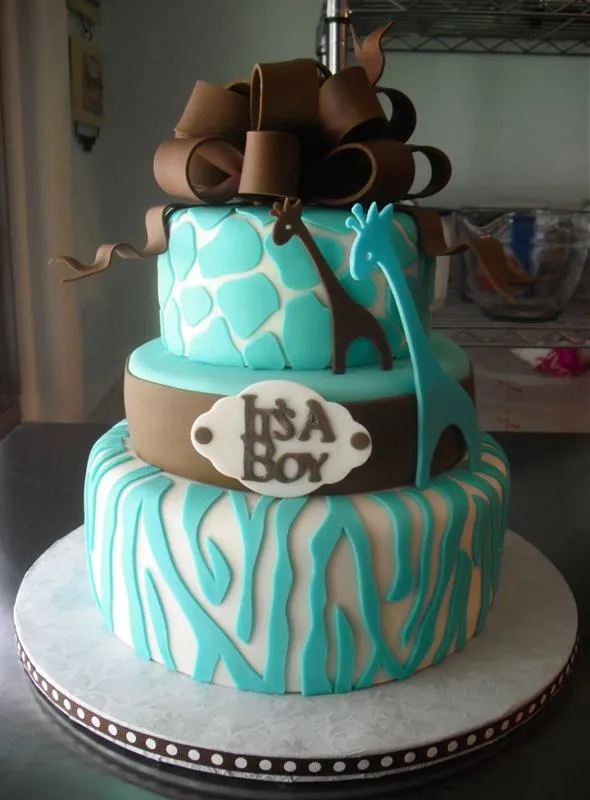 20 Deliciosos y divertidos pasteles para un baby shower