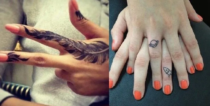 20 Ideas originales para TATUAJES en los DEDOS