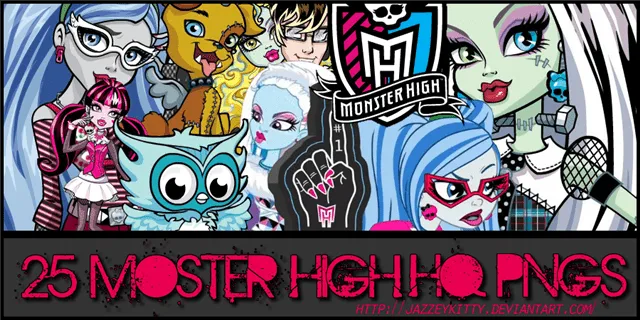 20 imagenes de Monster High con fondo transparente - Recursos Webblog