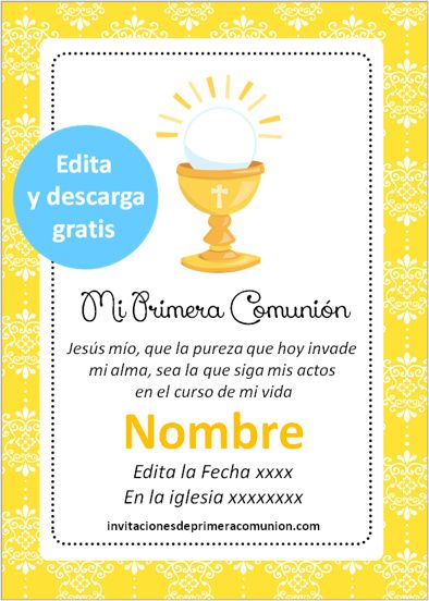 ▷ Las 20 mejores Tarjetas Recuerdos Primera Comunión con Frases