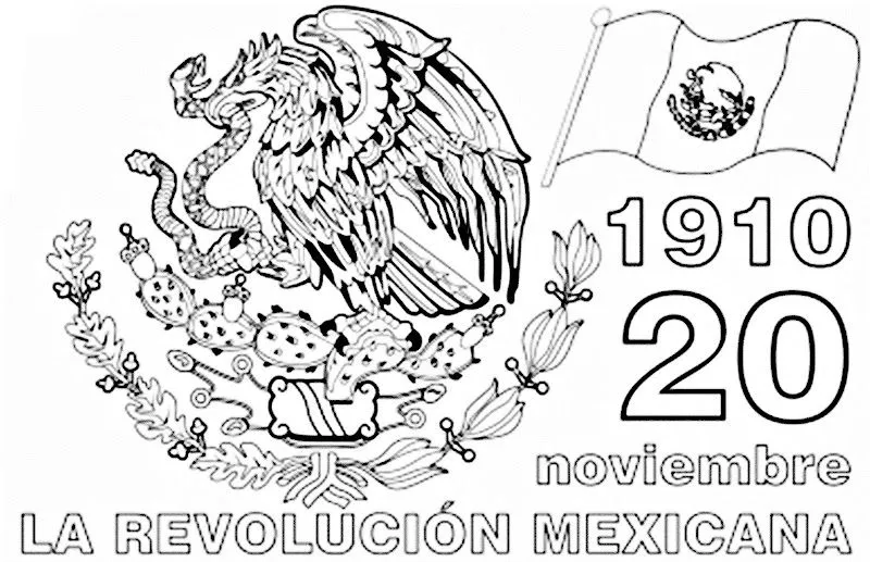 20 de noviembre revolucion mexicana para colorear - Imagui