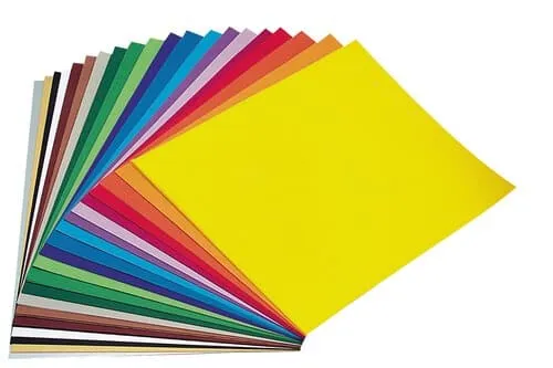 200 hojas papel color para dibujar 130 g/m2 - Opitec