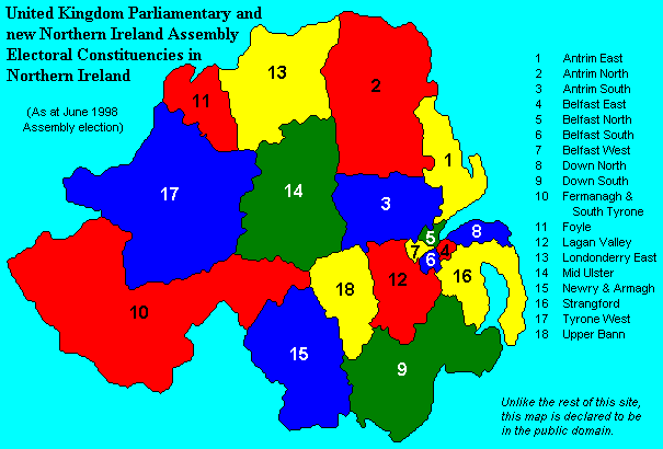 2001 General Election - the last election in Northern Ireland