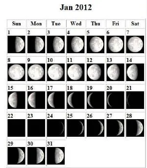 2011 2012 whitetail hunting season moon phase calendario lunar para la ...