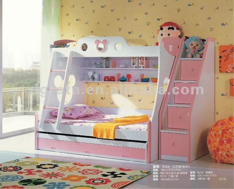 2012 nuevo diseño de bricolaje los niños litera cama está hecha de ...