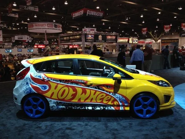 2012 Ford Fiestas By Hot Wheels: 2011 SEMA Live Photos