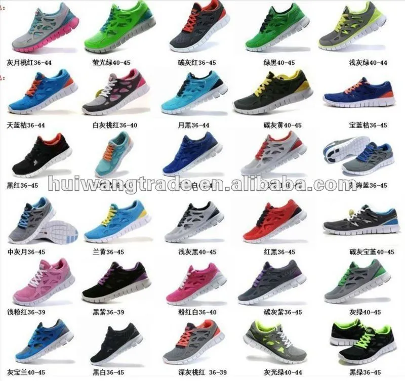 2012 más populares de nombre de marca de zapatillas para los ...