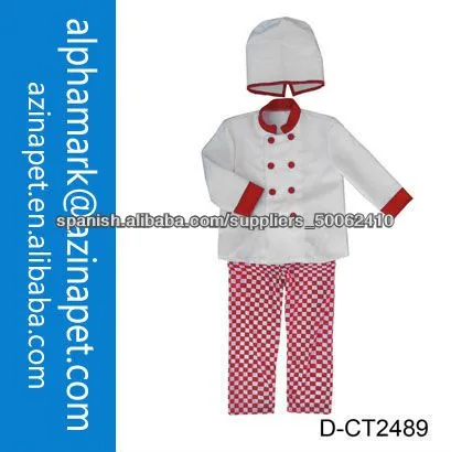 2013 nuevos diseños para Halloween los niños disfraces Chef Ropa ...