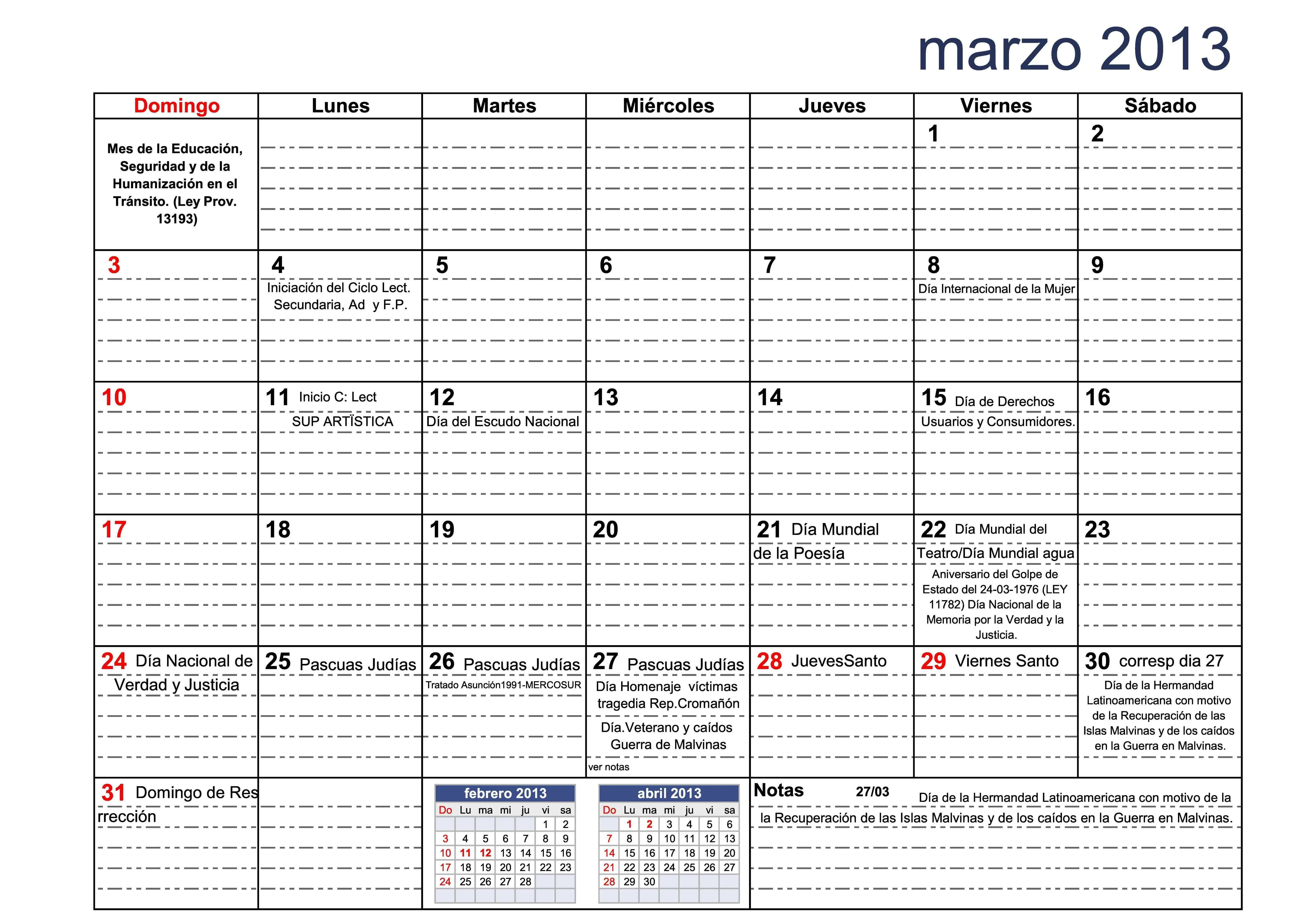 2013 marzo « PARA JEFATURAS REGIONALES Y DISTRITALES