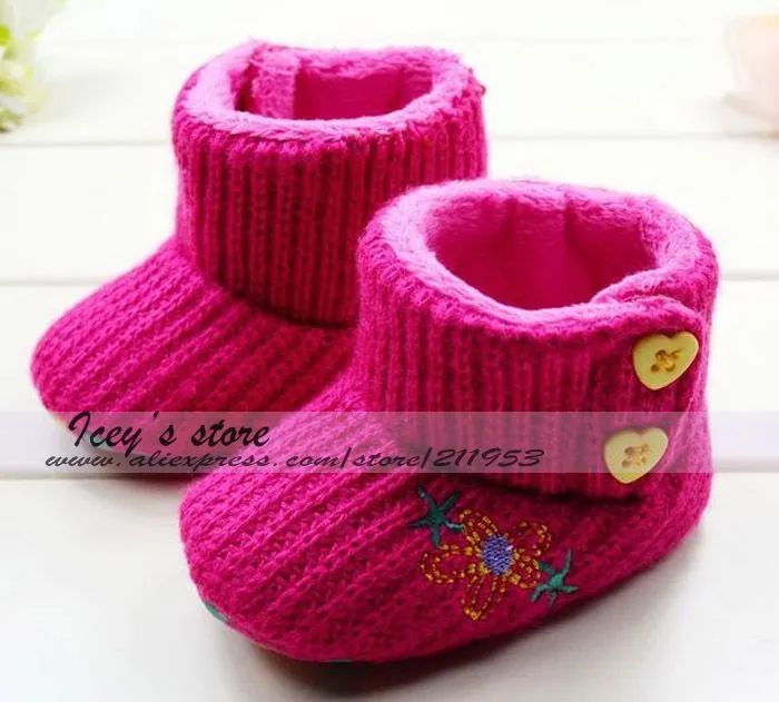 2013 recién llegado de venta caliente 6 Pairs bebé botas de suela ...