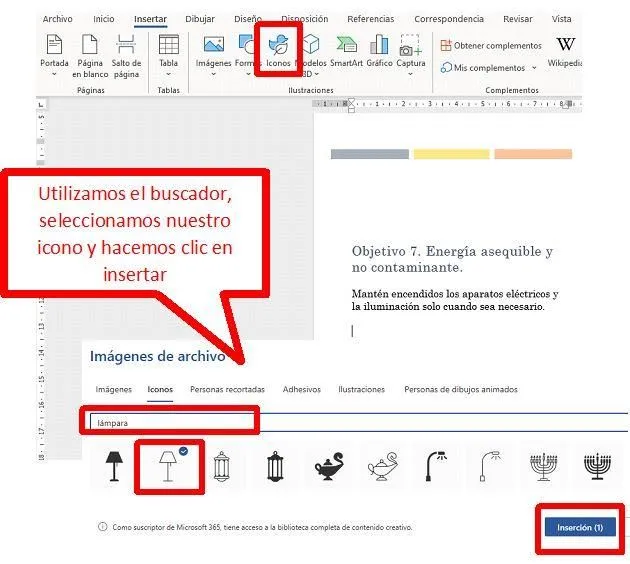 2.1. Insertar Ilustraciones: imágenes, formas, iconos y modelos 3D | Word  de Office 365: Elementos multimedia