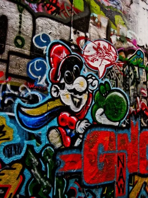 23 Graffiti de Video Juegos | Walyou