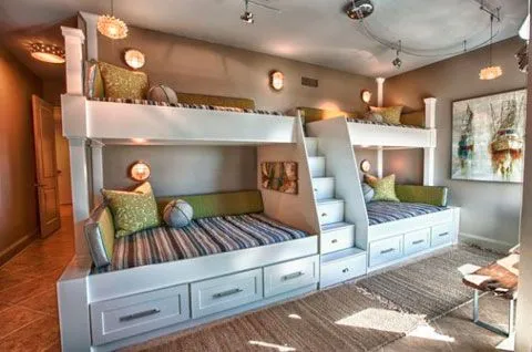 25 ideas de camas tipo litera modernas - DecorarHogar