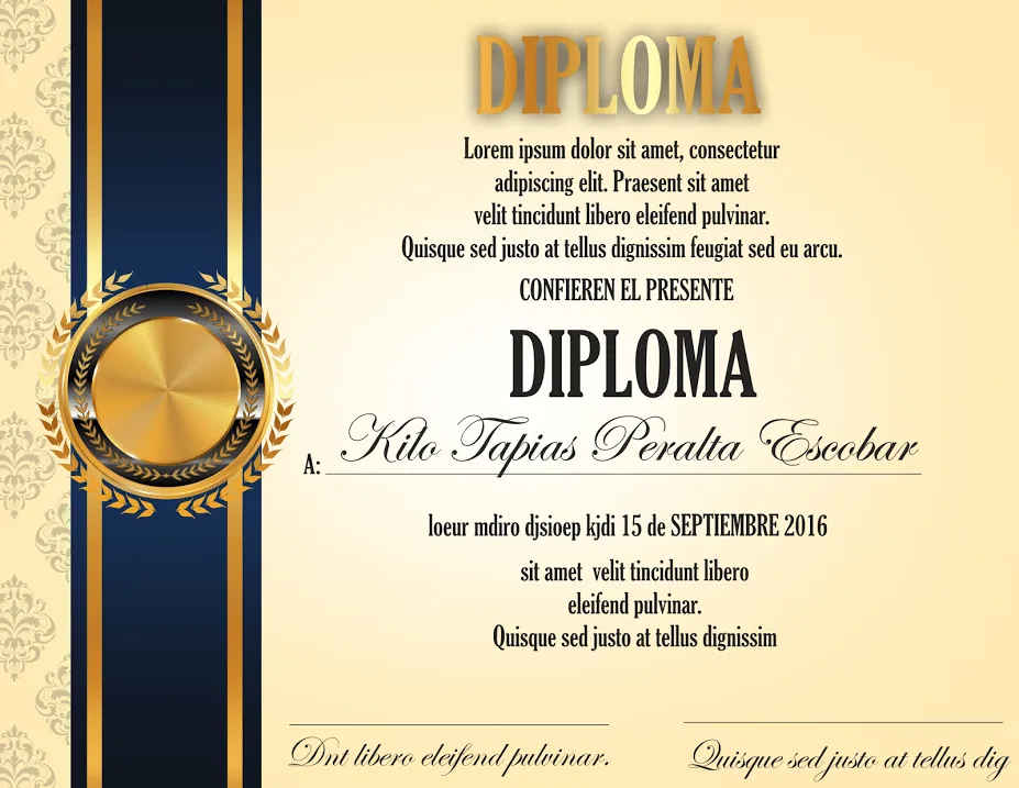 25 ideas destacadas sobre Diseño De Diplomas en Pinterest ...