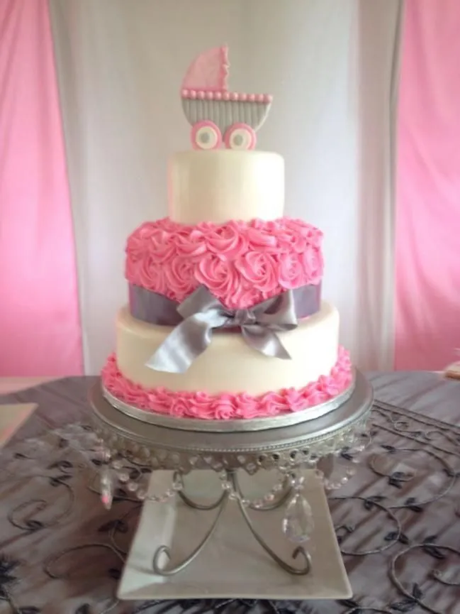 25 ideas de tortas para baby shower completamente hermosas | Niñas ...