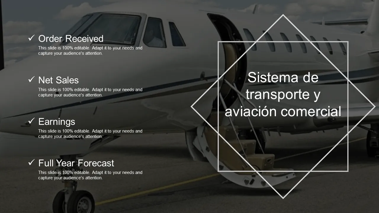 Las 25 mejores plantillas de PowerPoint de aviación para la industria del  transporte aéreo