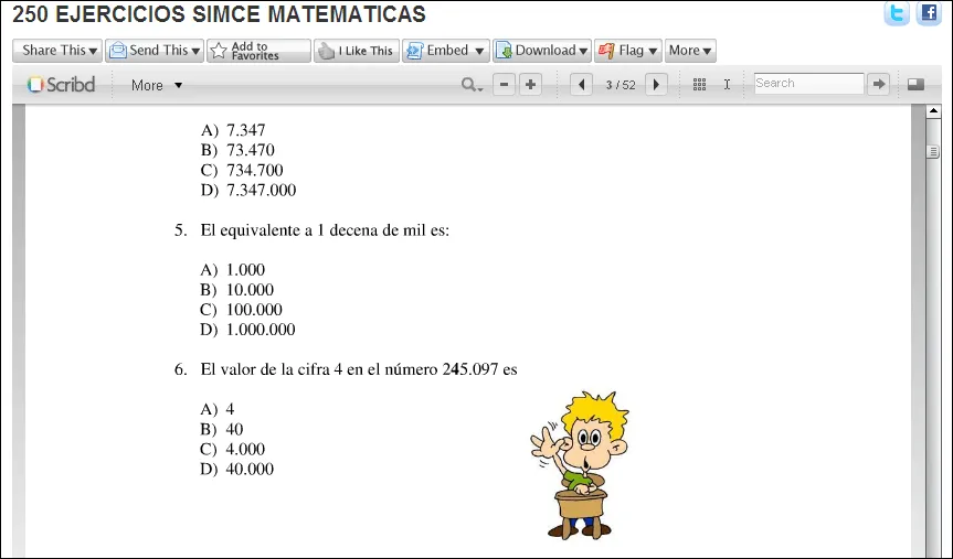 250 EJERCICIOS DE MATEMATICAS | VES Newsletter's Weblog