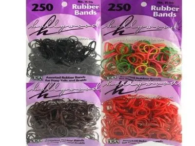 250pcs Rubber Bands Hair Pony Tail Braid Holder 8Colors | eBay