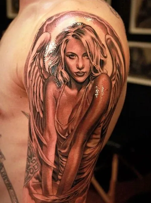 30 Breathtaking Angel Tattoos