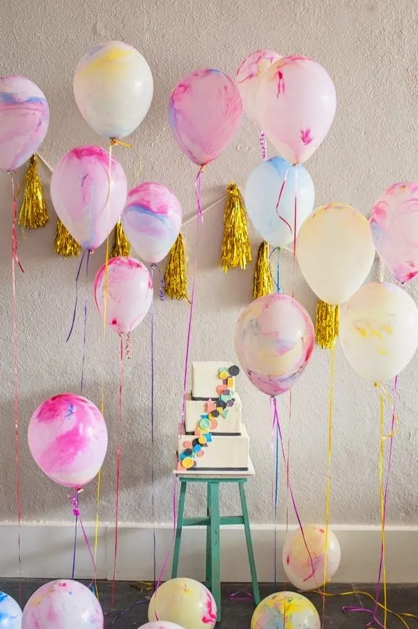 de 30 ideas de decoración con globos para cumpleaños