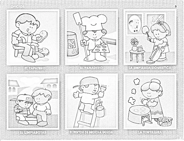 Rutinas en jardin infantil para colorear - Imagui