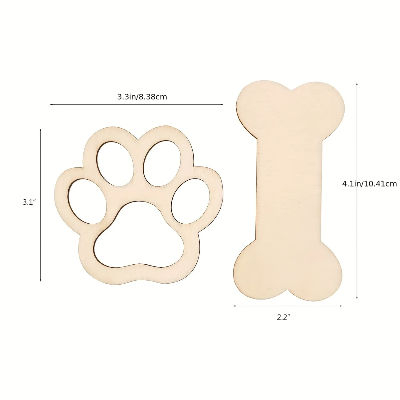 32 Uds. Recortes De Hueso De Perro De Madera Sin Terminar Pequeños Recortes  De Pata De Perro De Madera Adornos De Hueso De Perro Para Pintar Para  Manualidades Etiquetas De Regalo -