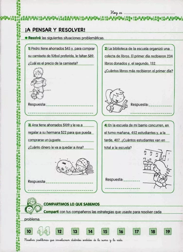 34 ideas de Problemas de sumas y restas | problemas matemáticos, primaria  matematicas, actividades de matematicas