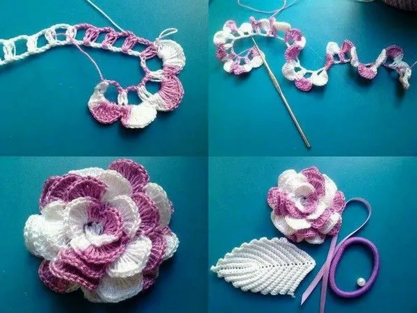 34 Magníficos Patrones de Flores en Crochet - Manualidades Y ...