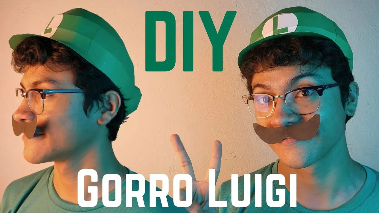 Patrón en español para hacer el gorro de luigi de Mario Bros gratis