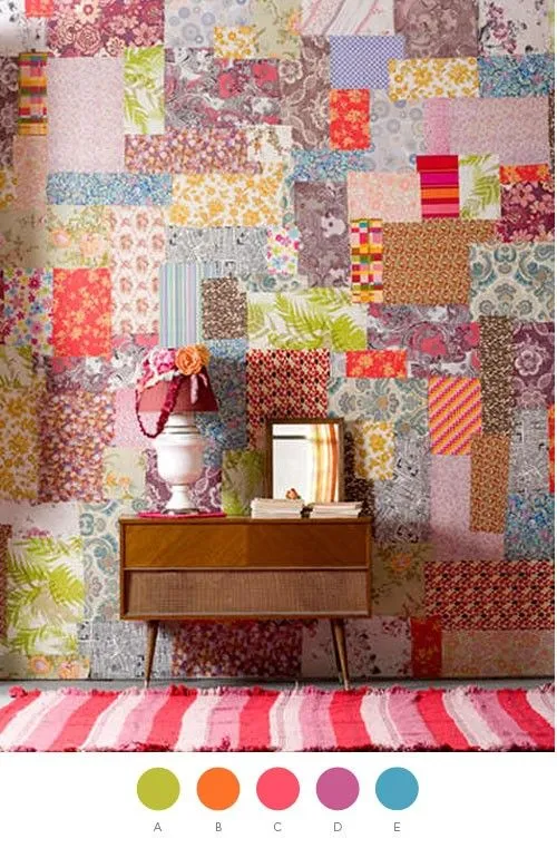 35 Cool Ideas To Decorate Your Home With Patchwork Walls | Shelterness