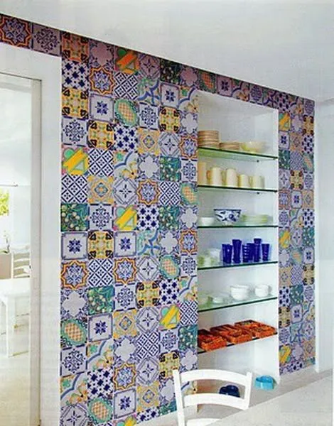 35 Cool Ideas To Decorate Your Home With Patchwork Walls | Shelterness