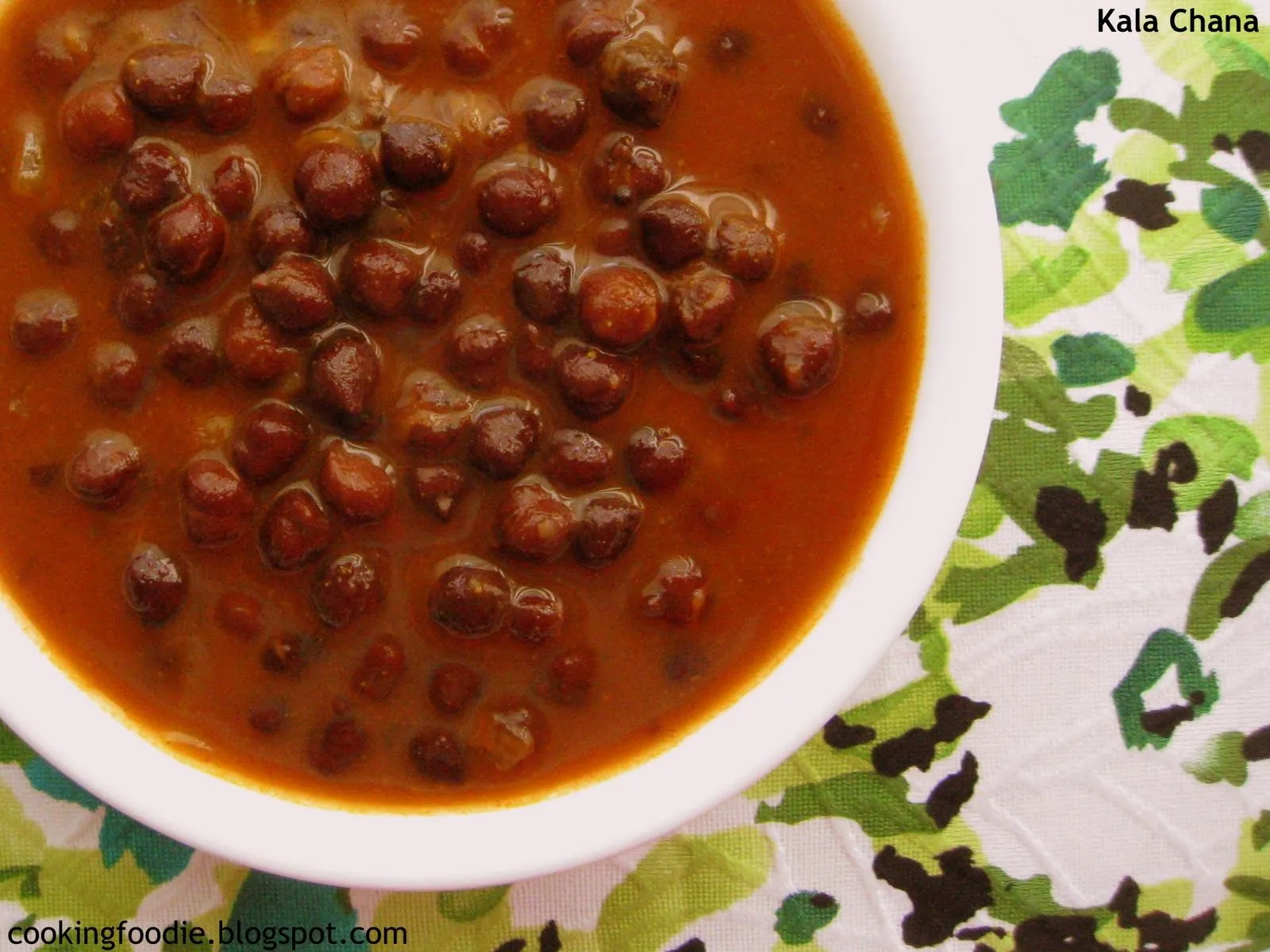 365 days of Eating: Kala Chana / Black Chickpea curry