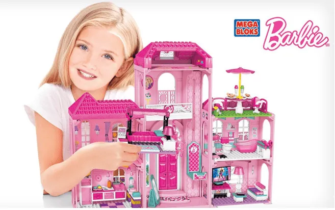 $37.99 For Mega Bloks Barbie Build 'n Style Luxury Mansion! FREE ...