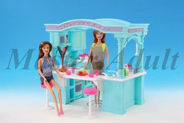 3D Barbie Sized Kitchen - Front | Flickr - Photo Sharing!