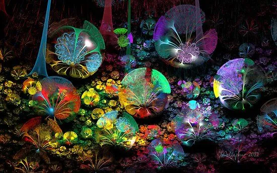 3D Bubble Garden" by wolfepaw | Redbubble