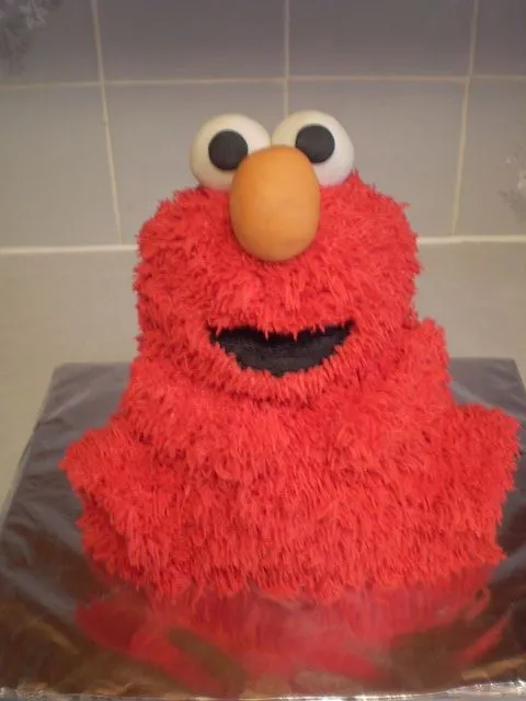 3D Elmo Cake | birthday cakes | Pinterest