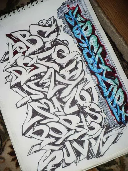 3D Graffiti Letters A-Z | Graffiti sketches | Graffiti alphabet ...
