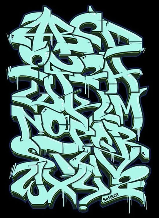 3D Graffiti Letters A-Z | http://graffiti900.blogspot.com | Graff ...