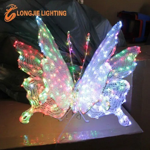 3d led de adorno de mariposa-Iluminación Festiva-Identificación ...