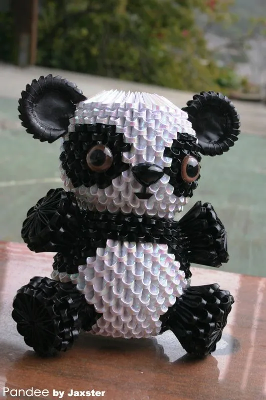 3D Origami Panda by Jaxster « 3D Origami By Jaxster « 3D Origami Art